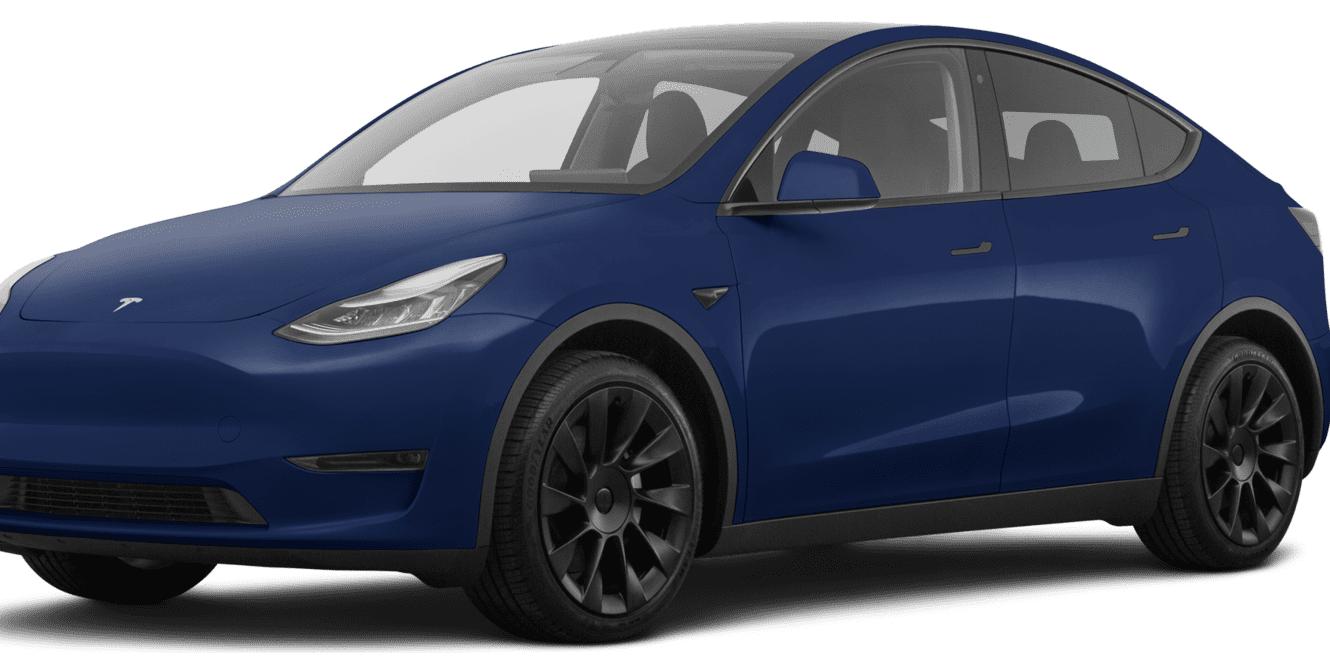 TESLA MODEL Y 2021 5YJYGDEEXMF090162 image